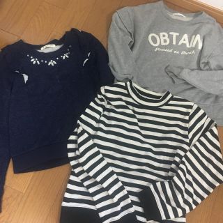 ダブルクローゼット(w closet)のニット プルオーバー 三枚セット！(ニット/セーター)