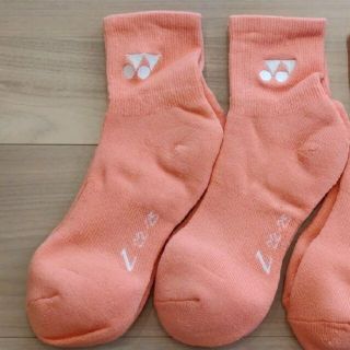 ヨネックス(YONEX)のYONEX　スポーツソックス　22~25cm ピンク×2(バドミントン)