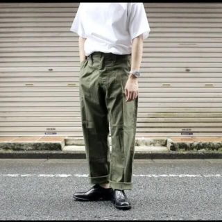 マルタンマルジェラ(Maison Martin Margiela)の貴重 80s ビンテージ イギリス軍 ファティーグパンツ カーゴ ベイカーパンツ(ワークパンツ/カーゴパンツ)