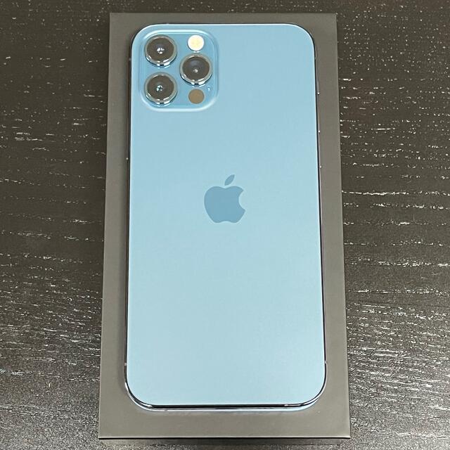 iPhone12pro ブルー　目立つキズ無し