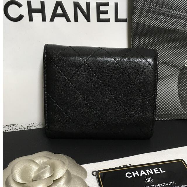 CHANEL(シャネル)の超美品♡ 激レア★CHANEL シャネル ターンロック 三つ折り財布  正規品 レディースのファッション小物(財布)の商品写真