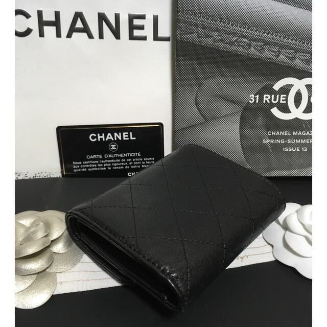 CHANEL(シャネル)の超美品♡ 激レア★CHANEL シャネル ターンロック 三つ折り財布  正規品 レディースのファッション小物(財布)の商品写真