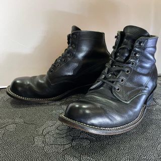 WHITE - white's semidress 8 1/2E 黒 ドム革 ホワイツセミドレスの