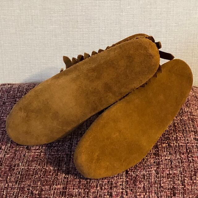 Minnetonka(ミネトンカ)の【SALE】未使用 ミネトンカモカシン 室内用 インテリア/住まい/日用品のインテリア小物(スリッパ/ルームシューズ)の商品写真