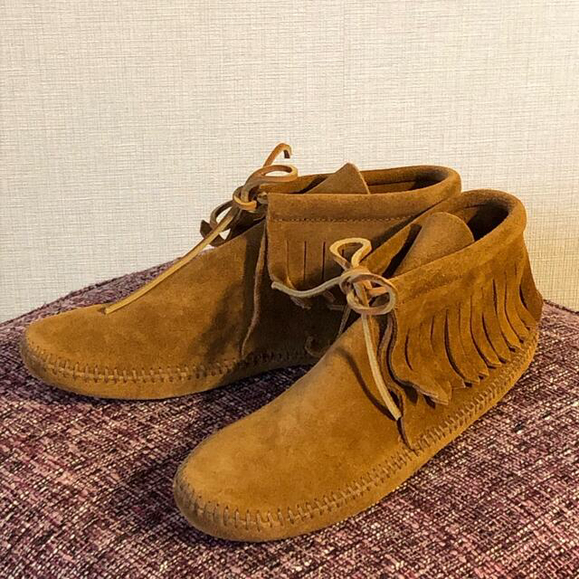 Minnetonka(ミネトンカ)の【SALE】未使用 ミネトンカモカシン 室内用 インテリア/住まい/日用品のインテリア小物(スリッパ/ルームシューズ)の商品写真