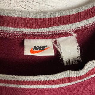NIKE - 【希少デザイン】90sナイキ銀タグ刺繍ワンポイントロゴ