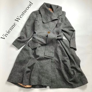 ヴィヴィアンウエストウッド(Vivienne Westwood)のVivienne ヴィヴィアン・ウエストウッド  ロングコート　ウール　デザイン(ロングコート)