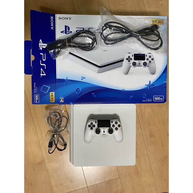 【コントローラー2台付！】PS4 ホワイト 500GB CUH-2100A