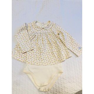 プチバトー(PETIT BATEAU)のプチバトー　ロンパース　81(ロンパース)