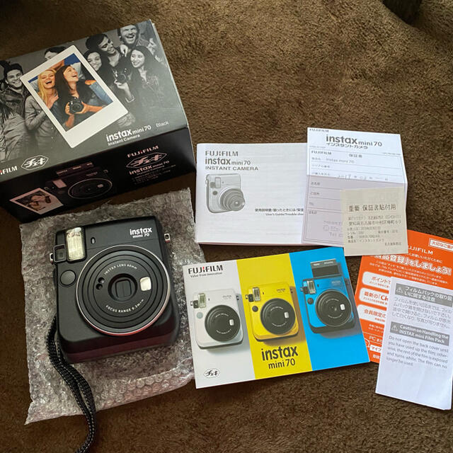 富士フイルム チェキ instax mini 70N ブラックインスタックスミニ70