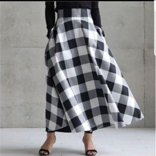 ドゥロワー(Drawer)のSHE Tokyo 　シートウキョウ　Jessica big gingham(ロングスカート)