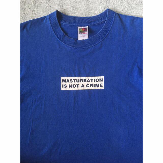 90s vintage「Masturbation is not a crime」