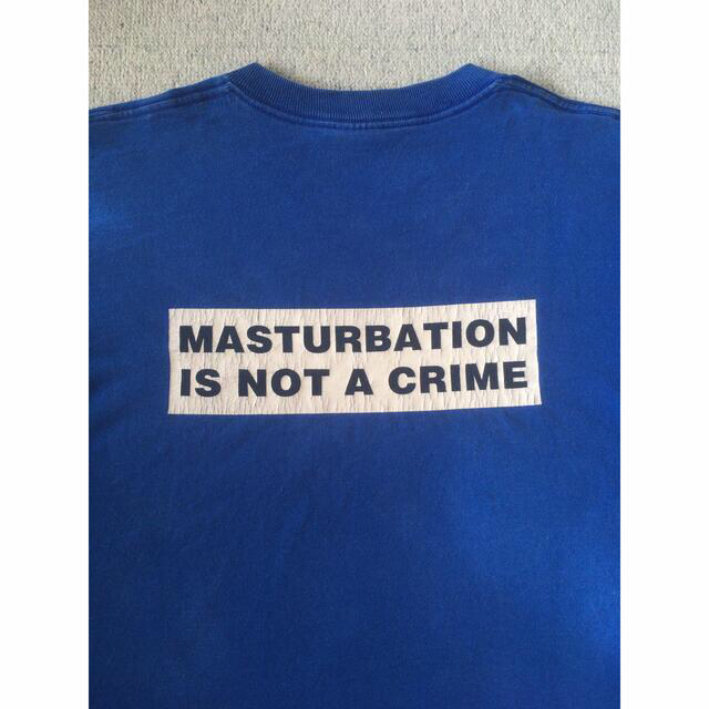 90s vintage「Masturbation is not a crime」 3