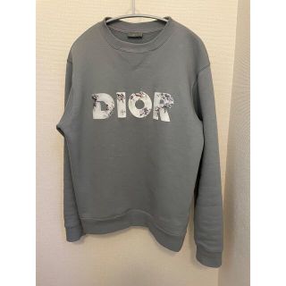 正規 ディオール DIOR スウェット ダニエルアーシャム ブルーグレー S