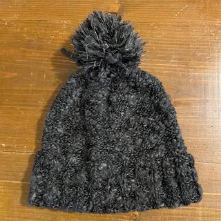 ニット帽 フリーサイズ　グレー(ニット帽/ビーニー)