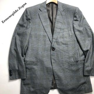 エルメネジルドゼニア(Ermenegildo Zegna)のZegna エルメネジルド ゼニア　テーラードジャケット メンズ　スーツ　グレー(テーラードジャケット)