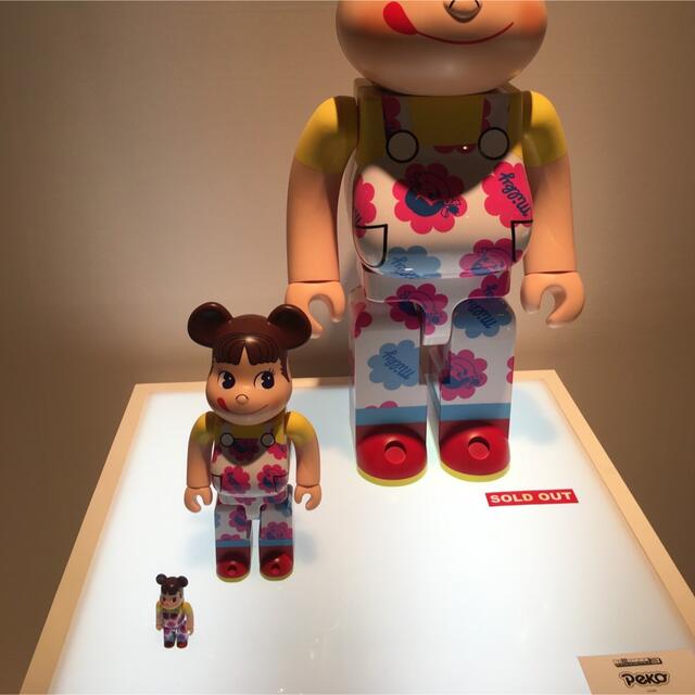 BE＠RBRICK ペコちゃん ミルキー70周年デザイン 100％ & 400％ - その他