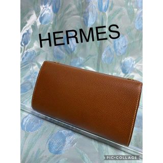 エルメス(Hermes)のコグマ様専用　エルメス　ポーチ　カロ　ゴールド　クシュベル(ポーチ)