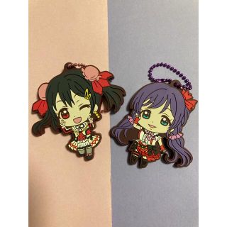 ラブライブ カプセルラバーマスコット 矢澤にこ&東條希(ストラップ)