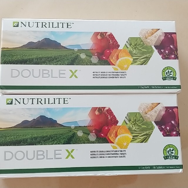 アムウェイ ダブルX　2箱　ニュートリライト　新品　マルチビタミン健康食品
