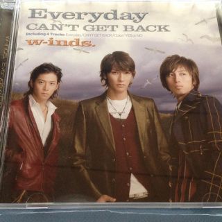 w-inds.『Everyday/CAN'T GET BACK』CD 4曲収容(ポップス/ロック(邦楽))