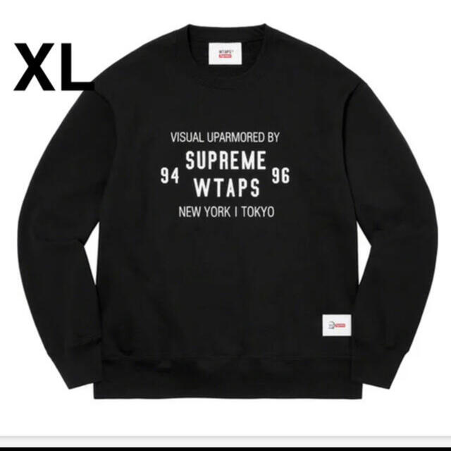 Supreme(シュプリーム)のSupreme WTAPS  Crewneck　black  XL メンズのトップス(スウェット)の商品写真