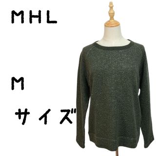 マーガレットハウエル(MARGARET HOWELL)のMHL マーガレットハウエル セーター M クルーネック ウール63%(ニット/セーター)