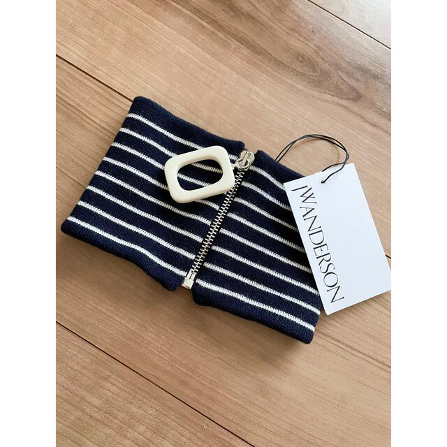 JW ANDERSON ジップアップ ウール ニット ネックバンド