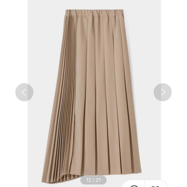 moussy(マウジー)のMIX PLEATS WRAP スカート レディースのスカート(ロングスカート)の商品写真