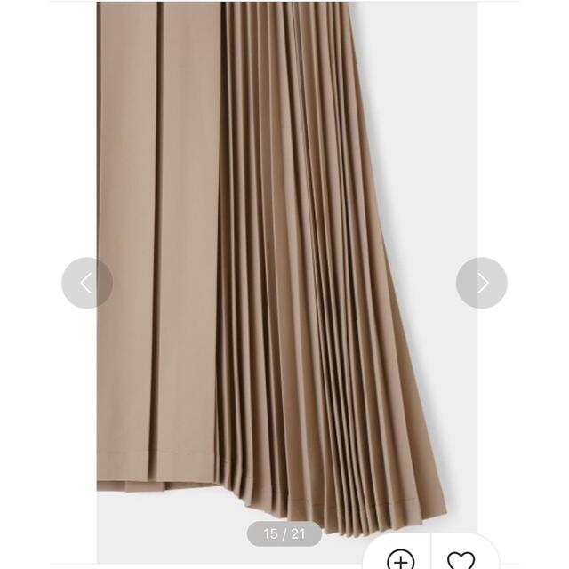 moussy(マウジー)のMIX PLEATS WRAP スカート レディースのスカート(ロングスカート)の商品写真