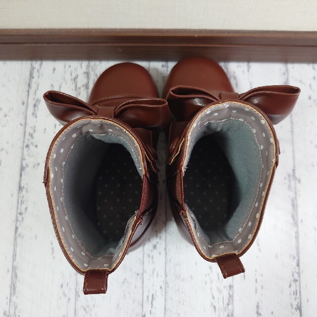 Shirley Temple(シャーリーテンプル)のシャーリーテンプル☆リボンブーツ(19.0) キッズ/ベビー/マタニティのキッズ靴/シューズ(15cm~)(ブーツ)の商品写真