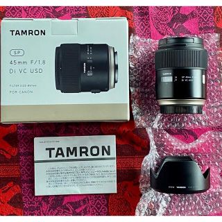 タムロン(TAMRON)のTAMRON 45mm SP F1.8 Di VC USD 極美品 単焦点レンズ(レンズ(単焦点))