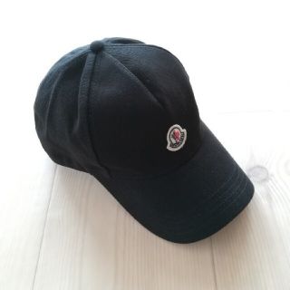 モンクレール(MONCLER)のレディース　ブラック　キャップ　モンクレール　(キャップ)