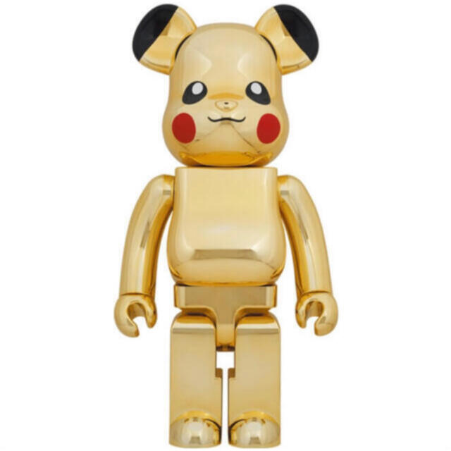 MEDICOM TOY(メディコムトイ)の[ヨングさん専用] BE@RBRICK ピカチュウ GOLD 1000% エンタメ/ホビーのおもちゃ/ぬいぐるみ(キャラクターグッズ)の商品写真