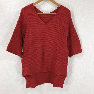 マウジー(moussy)のニット MOUSSY (マウジー) 七分袖 ドロップショルダー 【値下げなし】(ニット/セーター)