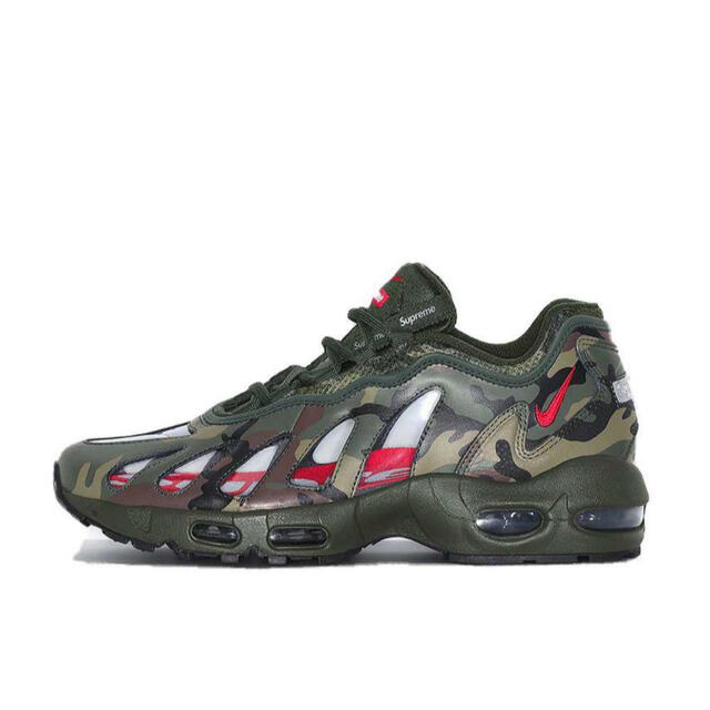 SUPREME × NIKE AIR MAX 96 DARK ARMY CAMO