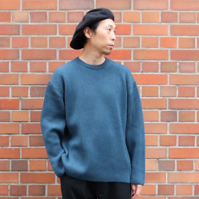 BATONER バトナー  RIB CREWNECK BN-18FW-019ニット/セーター