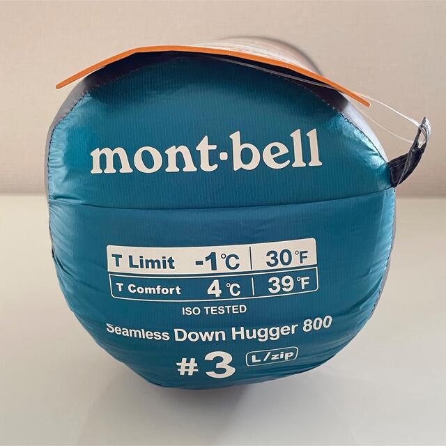 超特価SALE開催！ mont bell モンベル新品シームレスダウンハガー800 #3バルサムLR zip各2本セット 寝袋/寝具 