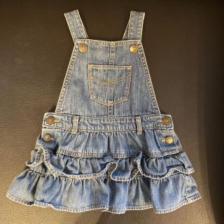 ベビーギャップ(babyGAP)のbabyGAP  デニム ジャンパースカート サロペット(スカート)