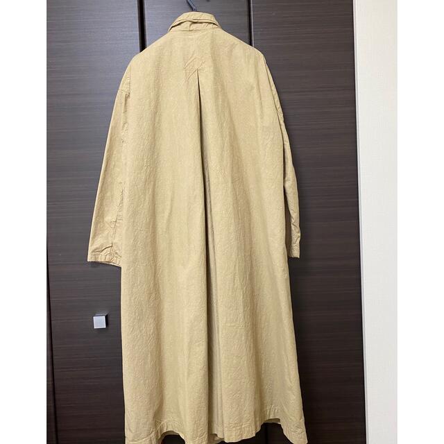 nest Robe(ネストローブ)のネストローブ　スーピマコットン　ステンカラーコート　美品！ レディースのジャケット/アウター(ロングコート)の商品写真