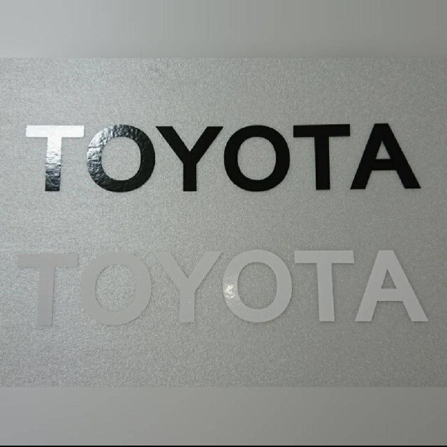 TOYOTAデカールカッティングステッカー　汎用パーツ