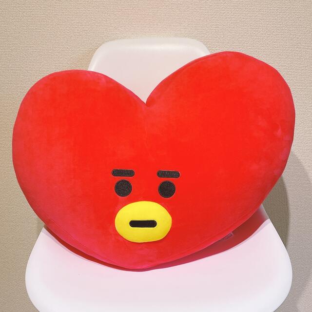 BT21 TATA 特大フェイスクッション - キャラクターグッズ