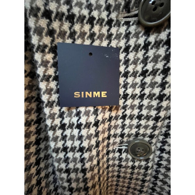 【新品未使用／タグ有り】SINME チェックジレ