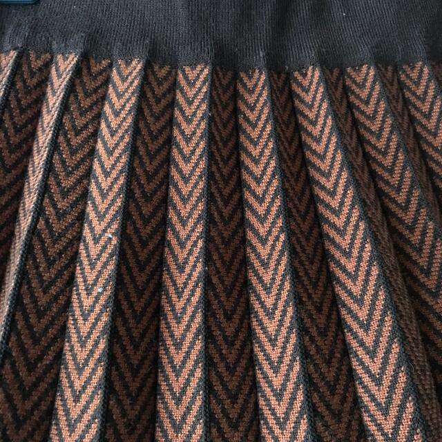 ニットプリーツスカート レディースのスカート(ロングスカート)の商品写真
