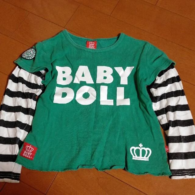 BABYDOLL(ベビードール)のBABYDOLL 重ね着風 カットソー キッズ/ベビー/マタニティのキッズ服女の子用(90cm~)(Tシャツ/カットソー)の商品写真