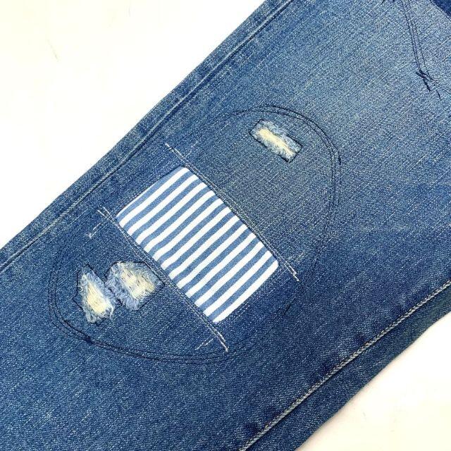 JUNYA WATANABE COMME des GARCONS(ジュンヤワタナベコムデギャルソン)の21SS JUNYA WATANABE denim ダメージリペア デニムパンツ レディースのパンツ(デニム/ジーンズ)の商品写真