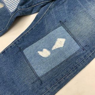 21SS JUNYA WATANABE denim ダメージリペア デニムパンツ