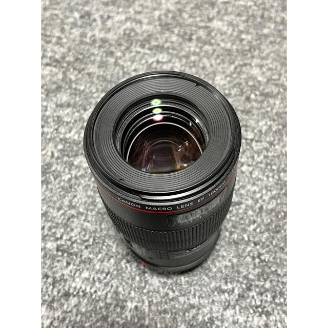 Canon(キヤノン)のCanon レンズ EF100mm F2.8Lマクロ IS USM スマホ/家電/カメラのカメラ(その他)の商品写真