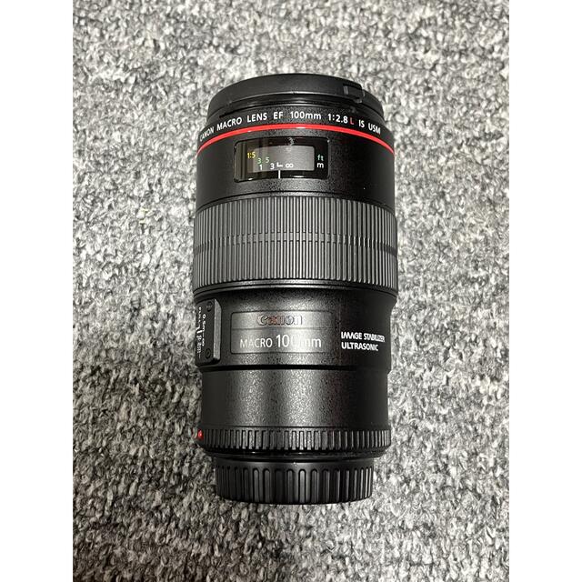 Canon(キヤノン)のCanon レンズ EF100mm F2.8Lマクロ IS USM スマホ/家電/カメラのカメラ(その他)の商品写真