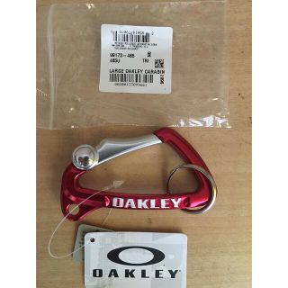 オークリー(Oakley)のレア　新品　OAKLEY  LARGE CARABIMER レッド(アクセサリー)